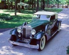 1933 Packard V12 by Dietrich. Creator: Unknown