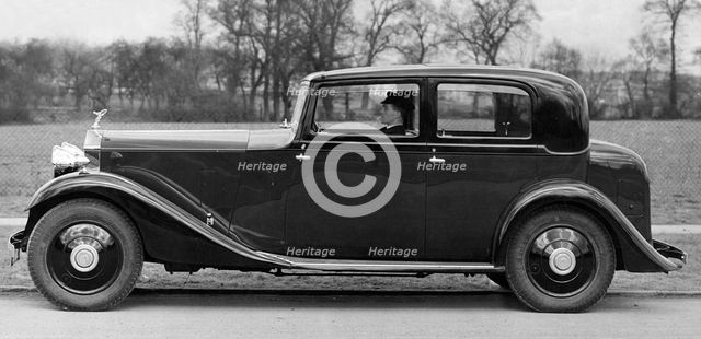 1933 Rolls-Royce 20/25 Hooper saloon. Creator: Unknown.
