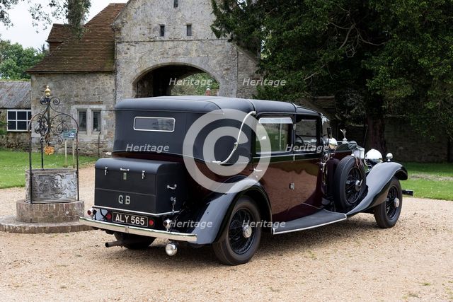 1933 Rolls Royce Phantom II Sedanca de Ville by Barker. Creator: Unknown.
