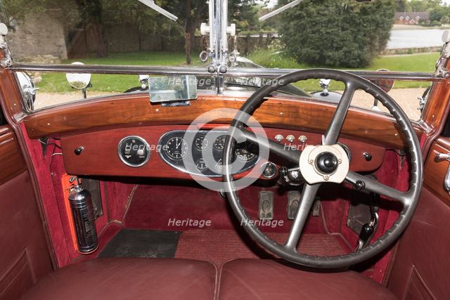 1933 Rolls Royce Phantom II Sedanca de Ville by Barker. Creator: Unknown.