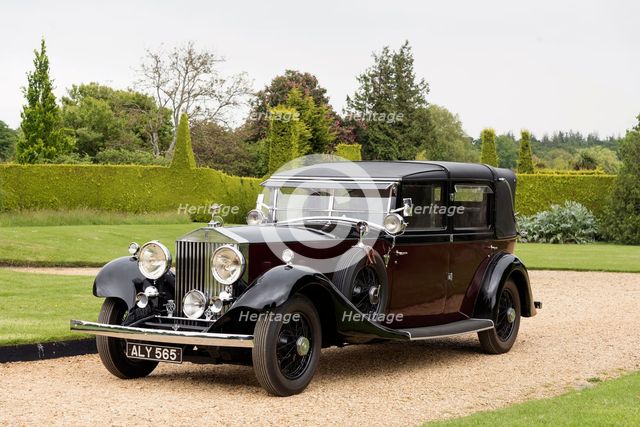 1933 Rolls Royce Phantom II Sedanca de Ville by Barker. Creator: Unknown.
