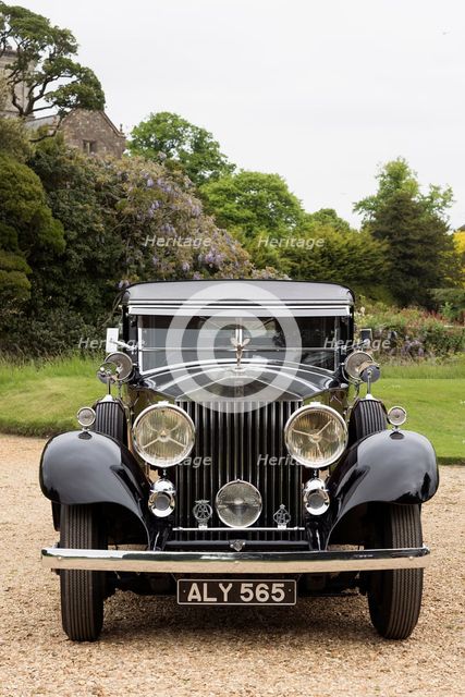 1933 Rolls Royce Phantom II Sedanca de Ville by Barker. Creator: Unknown.
