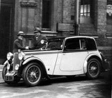 1933 Singer Nine Sports Coupe for Monte Carlo Rally, driver Stanley Barnes