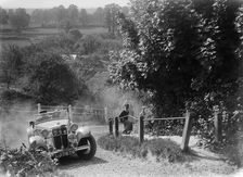 1933 Standard Avon taking part in a West Hants Light Car Club Trial, Ibberton Hill, Dorset, 1930s. Artist: Bill Brunell