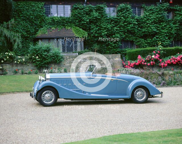 1934 Hispano Suiza Type 68 convertible v12. Artist: Unknown.