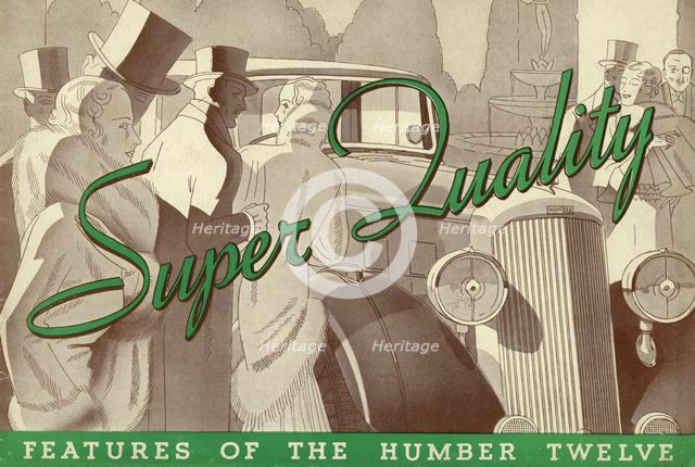 1934 Humber Twelve sales brochure. Creator: Unknown.