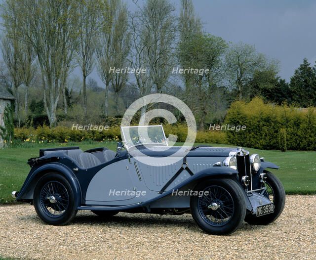 1934 MG NA Magnette. Artist: Unknown.