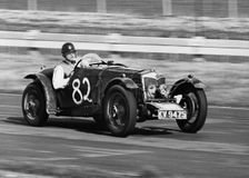 1934 Riley Imp driven by Mike Hawthorn at Goodwood. Creator: Unknown