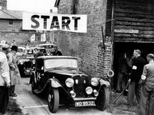 1934 Skinner Special at B.A.R.C. Brunton Hill Climb 1952. Creator: Unknown