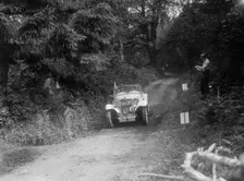 1934 Singer Le Mans of the Candidi Provocatores team taking part in a motoring trial, late 1930s. Artist: Bill Brunell