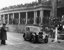 1934 Singer Nine Sports Coupe on Blackpool Rally