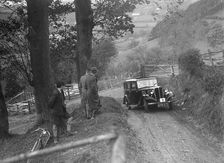 1934 Standard Big Nine taking part in a Standard Car Owners Club trial. Artist: Bill Brunell