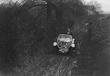 1935 1496 cc Singer Le Mans taking part in a motoring trial, 1936. Artist: Bill Brunell