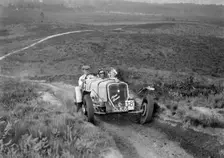 1935 Allard Special 2-seater sports taking part in the NWLMC Lawrence Cup Trial, 1937. Artist: Bill Brunell