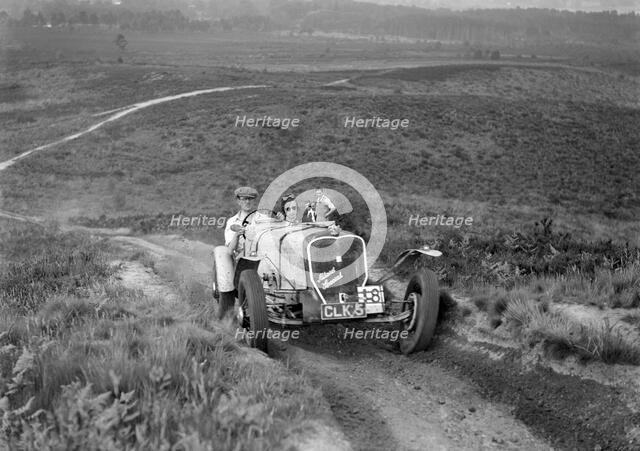 1935 Allard Special 2-seater sports taking part in the NWLMC Lawrence Cup Trial, 1937. Artist: Bill Brunell.