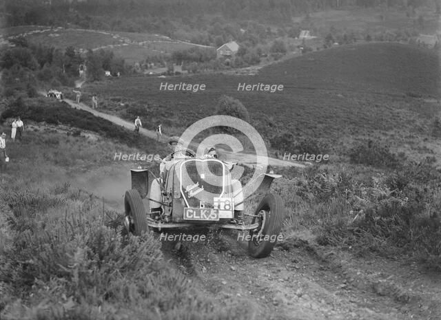1935 Allard Special 2-seater sports taking part in the NWLMC Lawrence Cup Trial, 1937. Artist: Bill Brunell.