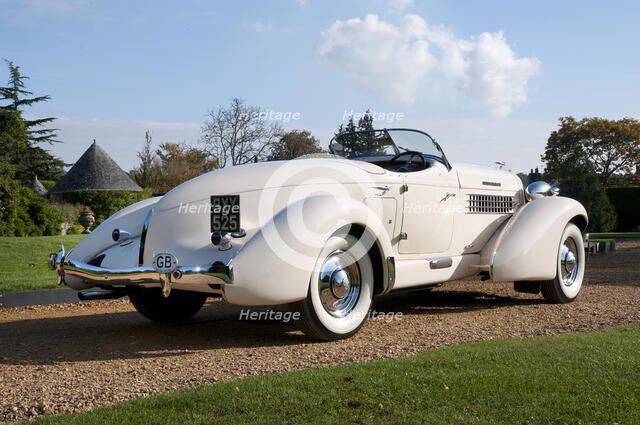 1935 Auburn 851 Speedster Artist: Unknown.