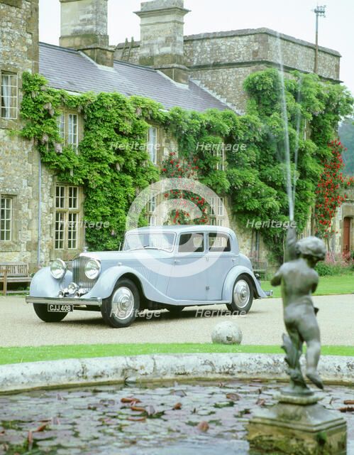 1935 Bentley 3.5 litre, Park Ward body. Artist: Unknown.