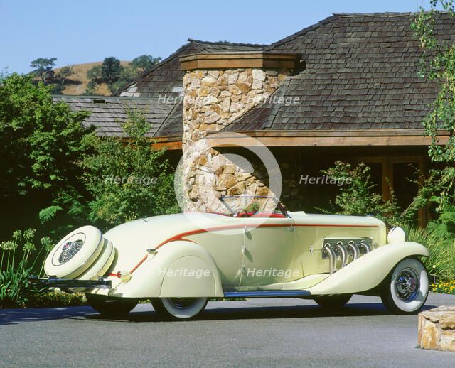 1935 Duesenberg Speedster. Artist: Unknown.