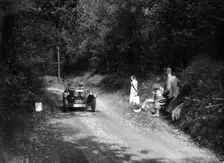 1935 Frazer-Nash TT replica taking part in a motoring trial, late 1930s. Artist: Bill Brunell