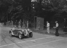 1935 Frazer-Nash BMW of DN Leon competing at the MCC Torquay Rally, July 1937. Artist: Bill Brunell