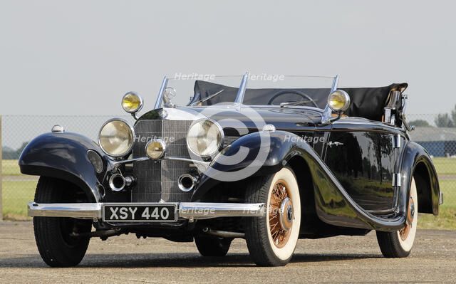 1935 Mercedes Benz 500K Artist: Unknown.