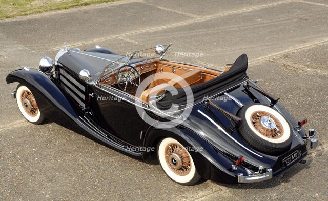 1935 Mercedes Benz 500K Artist: Unknown.