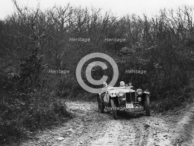 1935 MG N type Magnette, Bastock. Creator: Unknown.