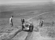 1935 MG PA taking part in the NWLMC Lawrence Cup Trial, 1937. Artist: Bill Brunell
