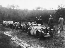 1935 MG PA type on trial. Creator: Unknown