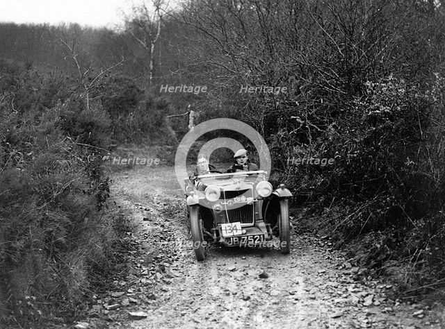 1935 MG PB Cream Cracker Ex works trials car C.A.N. May. Creator: Unknown.