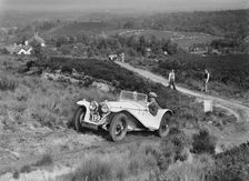 1935 Riley Imp 2-seater sports taking part in the NWLMC Lawrence Cup Trial, 1937. Artist: Bill Brunell