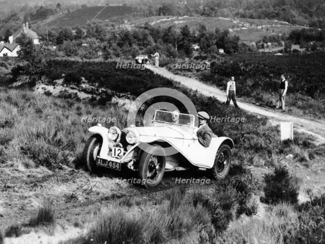 1935 Riley Imp 9hp competing in the Lawrence Cup Trial. Artist: Unknown