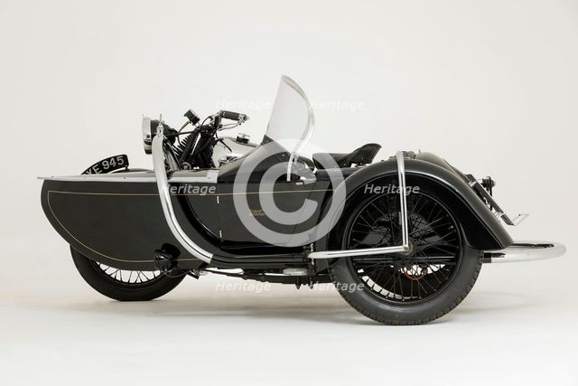 1936 Brough Superior 11-50 Special Combination. Creator: Unknown.