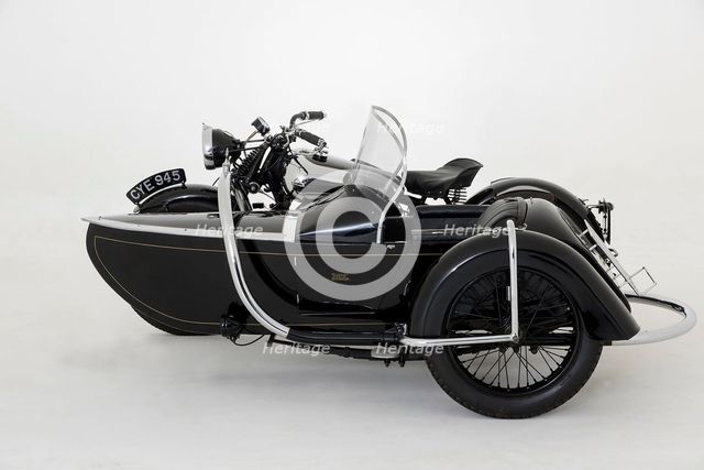 1936 Brough Superior 11-50 Special Combination. Creator: Unknown.