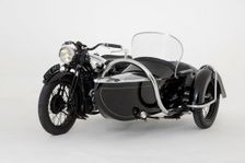1936 Brough Superior 11-50 Special Combination. Creator: Unknown