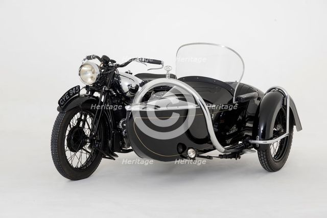 1936 Brough Superior 11-50 Special Combination. Creator: Unknown.