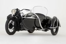 1936 Brough Superior 11-50 Special Combination. Creator: Unknown