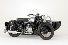 1936 Brough Superior 11-50 Special Combination. Creator: Unknown