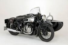 1936 Brough Superior 11-50 Special Combination. Creator: Unknown