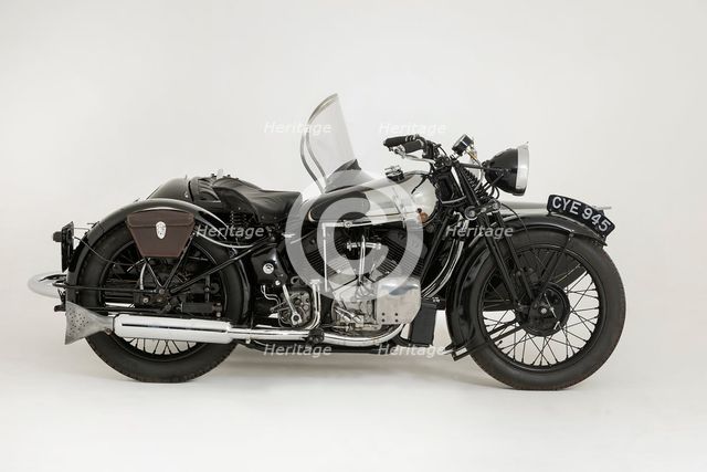 1936 Brough Superior 11-50 Special Combination. Creator: Unknown.