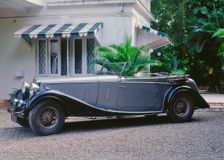 1936 Lanchester 4.5 litre Straight Eight. Creator: Unknown