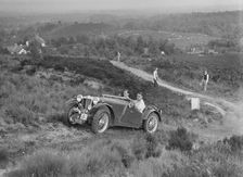 1936 MG PB of R Green taking part in the NWLMC Lawrence Cup Trial, 1937. Artist: Bill Brunell