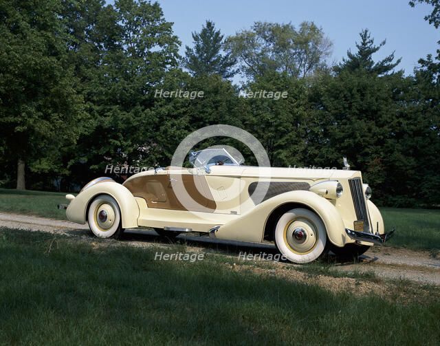 1936 Packard V12. Artist: Unknown