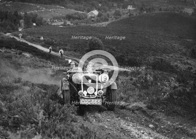 1936 Singer 1.5 litre Le Mans, (late 1930s?). Artist: Unknown
