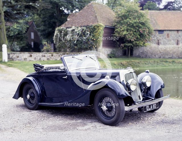 1937 Aston Martin 2 litre Abbott body. Creator: Unknown.