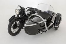 1937 Brough Superior 11-50 Special Combination. Creator: Unknown