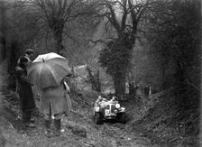 1937 Frazer-Nash BMW 319/55 taking part in the Petersfield Trial, 1938. Artist: Bill Brunell