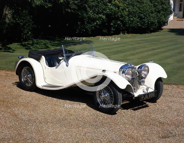 1937 Jaguar SS100. Artist: Unknown