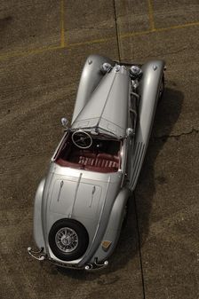 1937 Mercedes Benz 540 k special roadster. Artist: Simon Clay